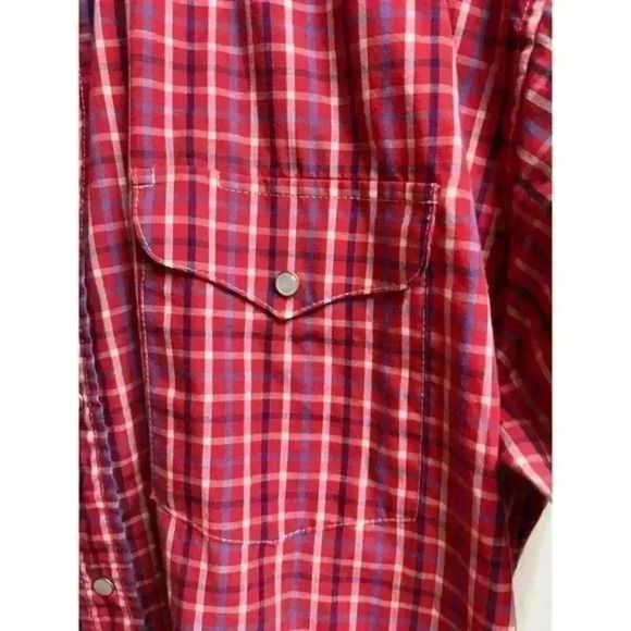 Panhandle Slim Plaid Short Sleeve‎ Western Men's Shirt - Picture 7 of 10